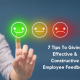 How to provide effective employee feedback