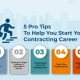 5 Pro Tips To Help You Start Your Contracting Career - Staffing Company in Mumbai
